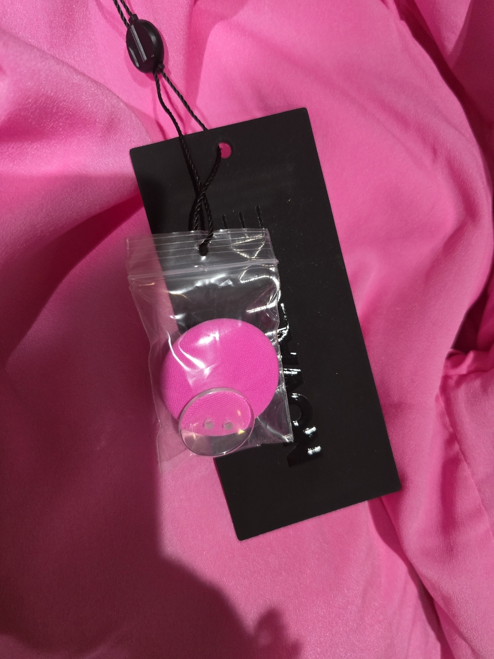 Fashion Nova Neon Pink Feather Trim Double-Breasted Blazer - Picture 10 of 12